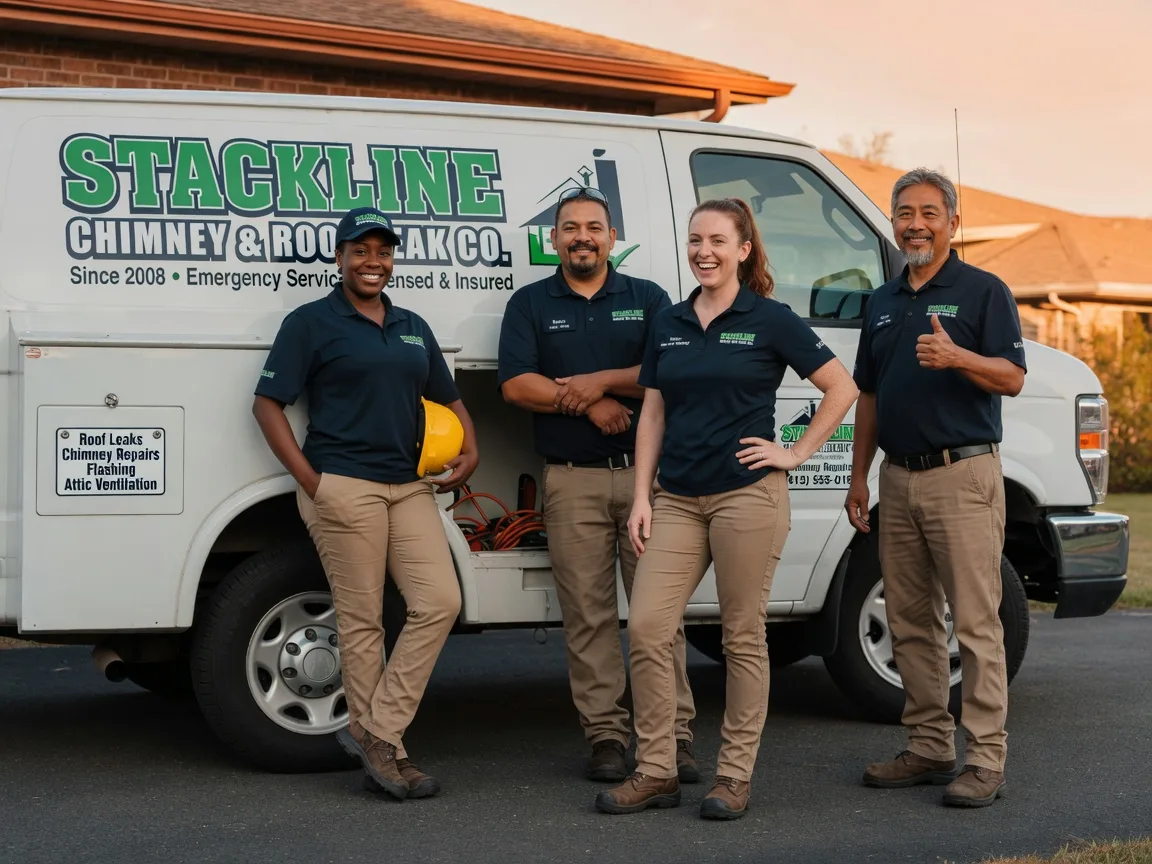 Chimney flashing repair company in Portland, PA
